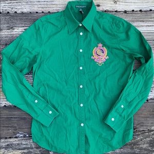 Ralph Lauren Lauren Jean company equestrian shirt